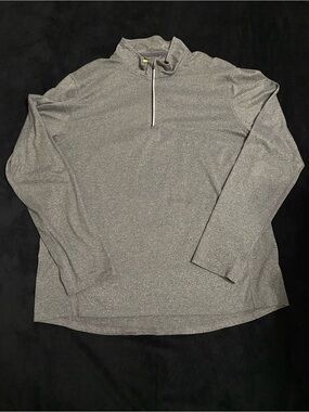 Xersion Men's Gray Heather Quarter-Zip Performance Top